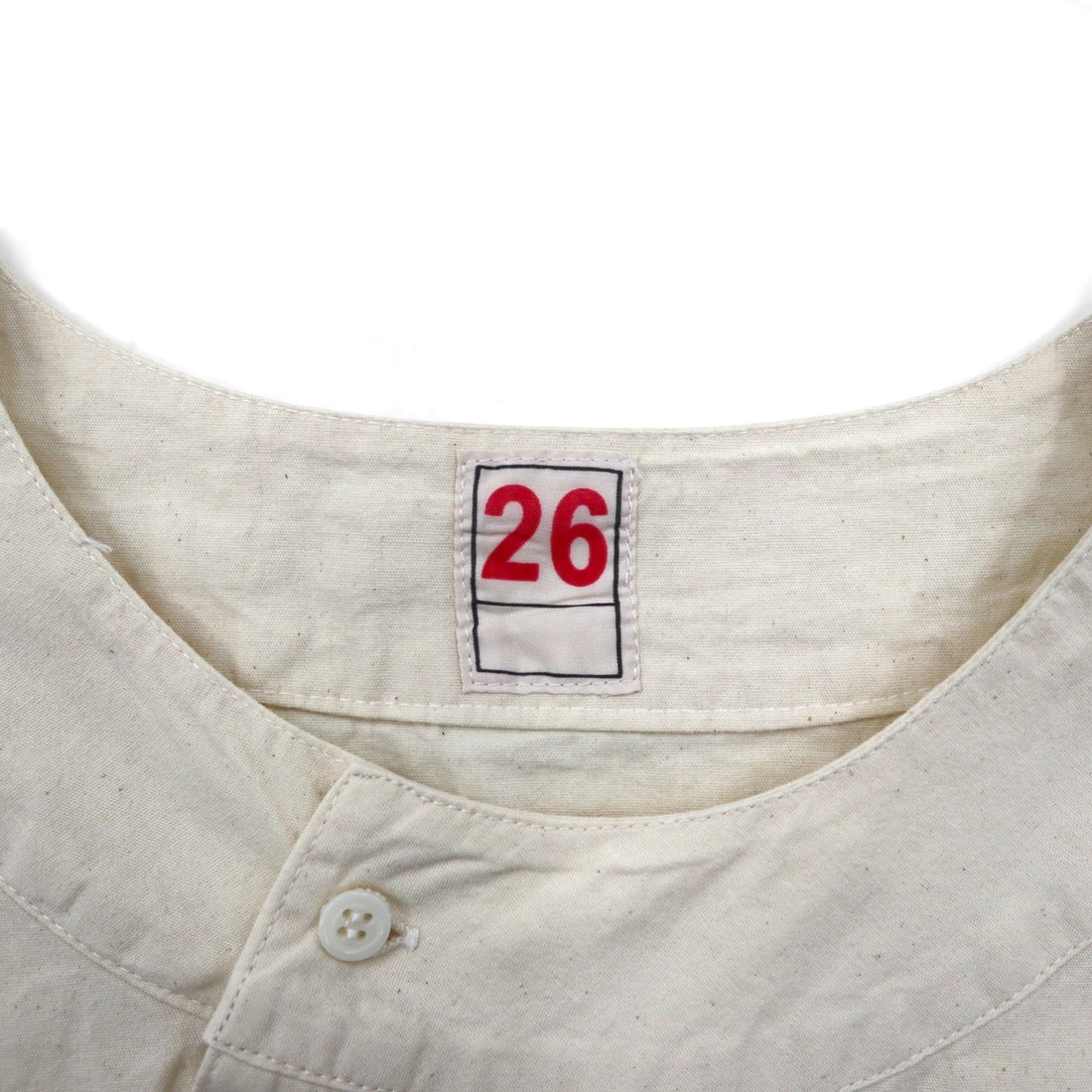 French Farmers Shirt フランス ファーマーズシャツ XL ホワイト 生成り コットン 未使用品 レプリカ