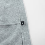 JORDAN BRAND ( NIKE ) ヘビーウェイト ワイド スウェットパンツ ジャージ L グレー スリット 裾ジップ 228588-051
