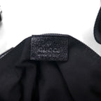 GUCCI GGスプリーム キャンバス ショルダーバッグ ブラック レザー 122793 467891 イタリア製