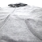 POLO RALPH LAUREN Polo Bear Embroidered Full Zip Hoodie XXL Grey Fleece Lining One Point Logo