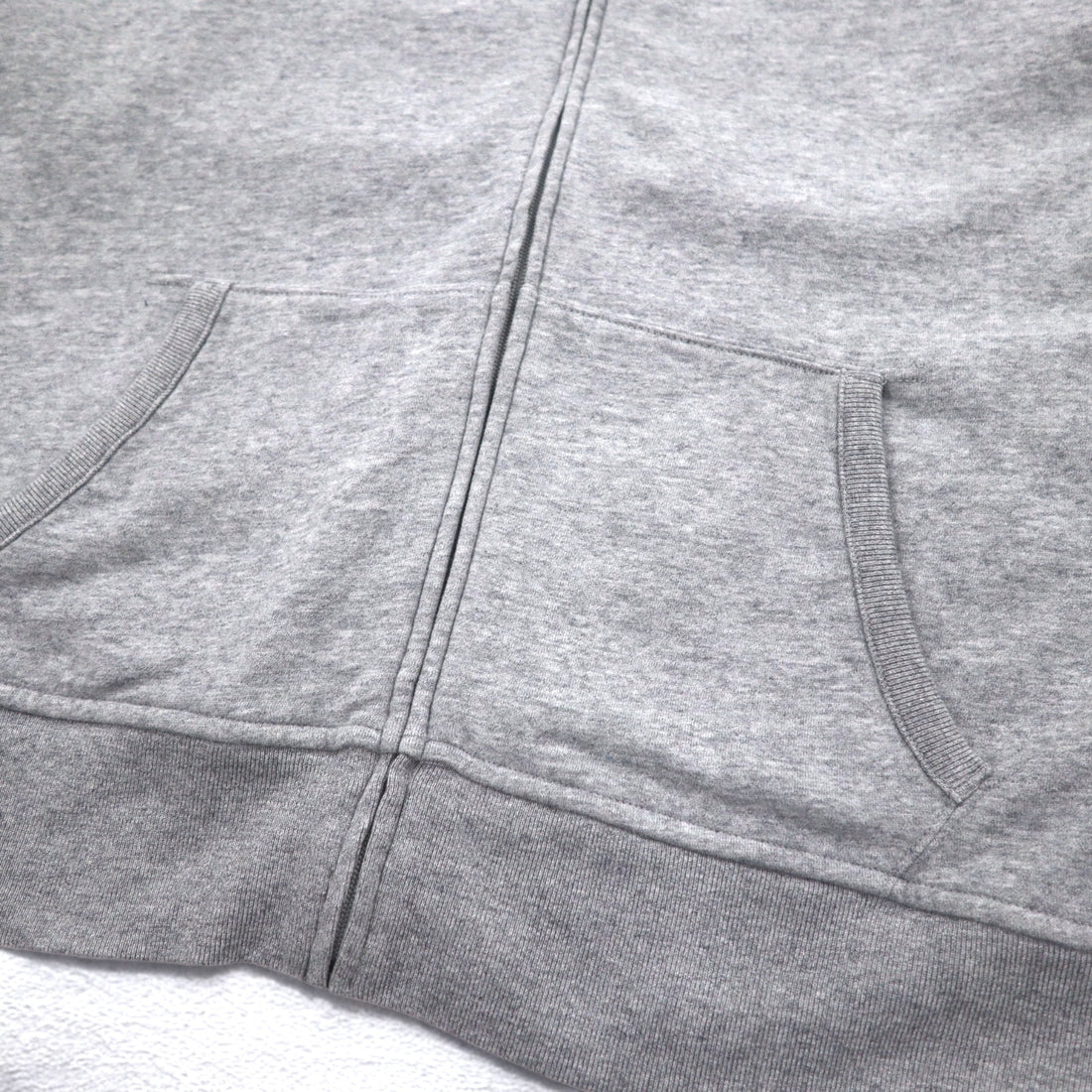 POLO RALPH LAUREN Polo Bear Embroidered Full Zip Hoodie XXL Grey Fleece Lining One Point Logo