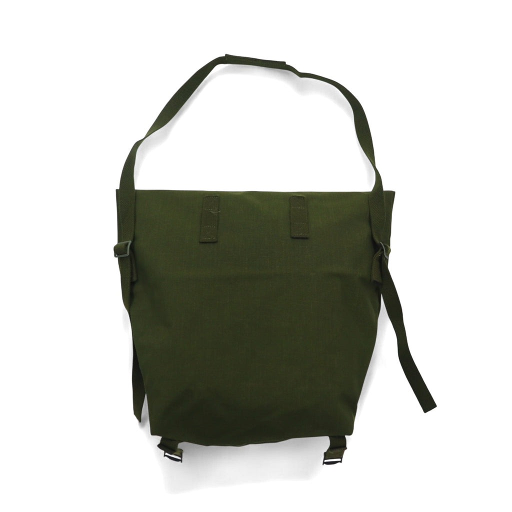 Danish Army 80s 2WAY Roll Top Messenger Bag Khaki Deadstock Unused