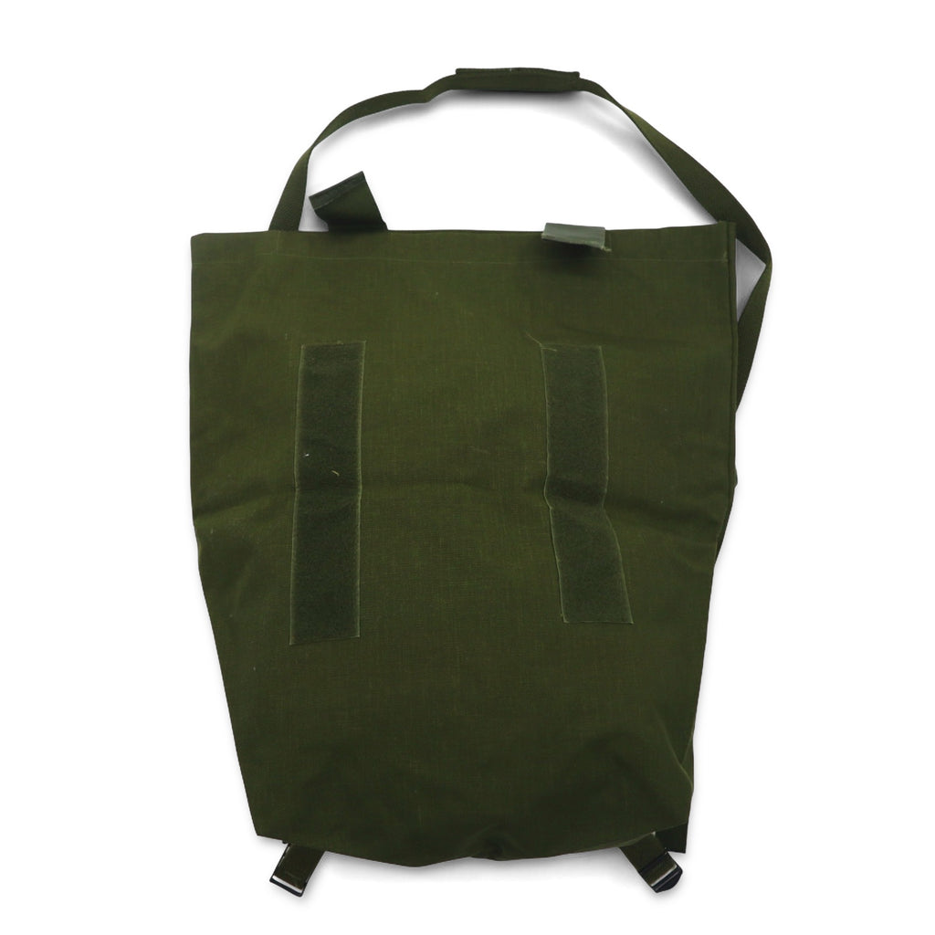 Danish Army 80s 2WAY Roll Top Messenger Bag Khaki Deadstock Unused