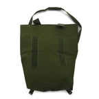 Danish Army 80s 2WAY Roll Top Messenger Bag Khaki Deadstock Unused