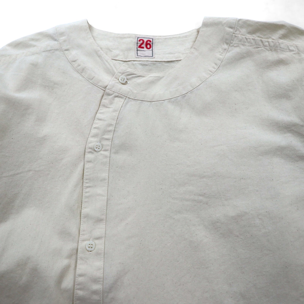 French Farmers Shirt フランス ファーマーズシャツ XL ホワイト 生成り コットン 未使用品 レプリカ