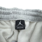 JORDAN BRAND ( NIKE ) ヘビーウェイト ワイド スウェットパンツ ジャージ L グレー スリット 裾ジップ 228588-051