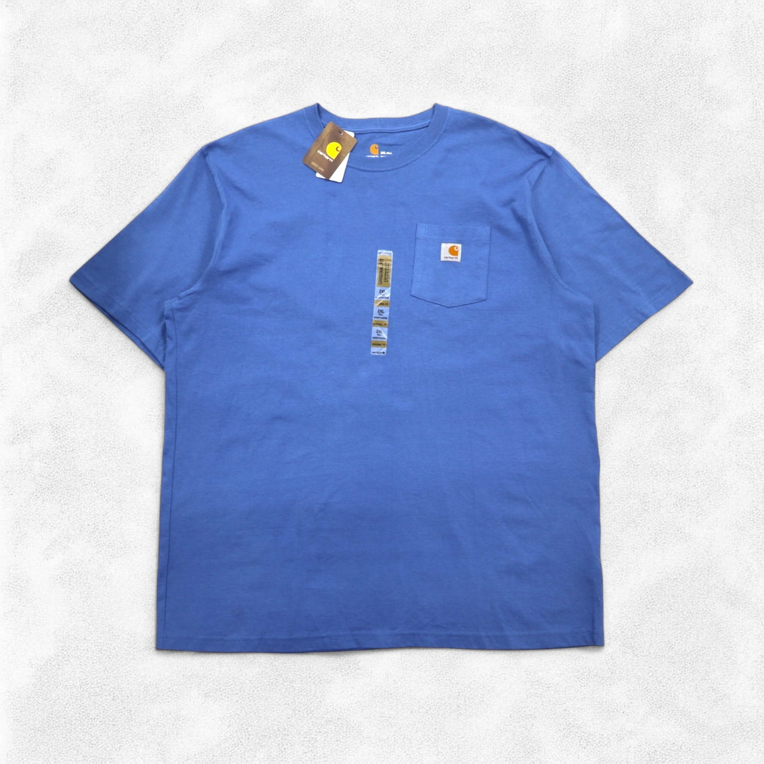 Carhartt Original Fit Pocket T-Shirt 2XL Blue ORIGINAL FIT Cotton K87 Unused