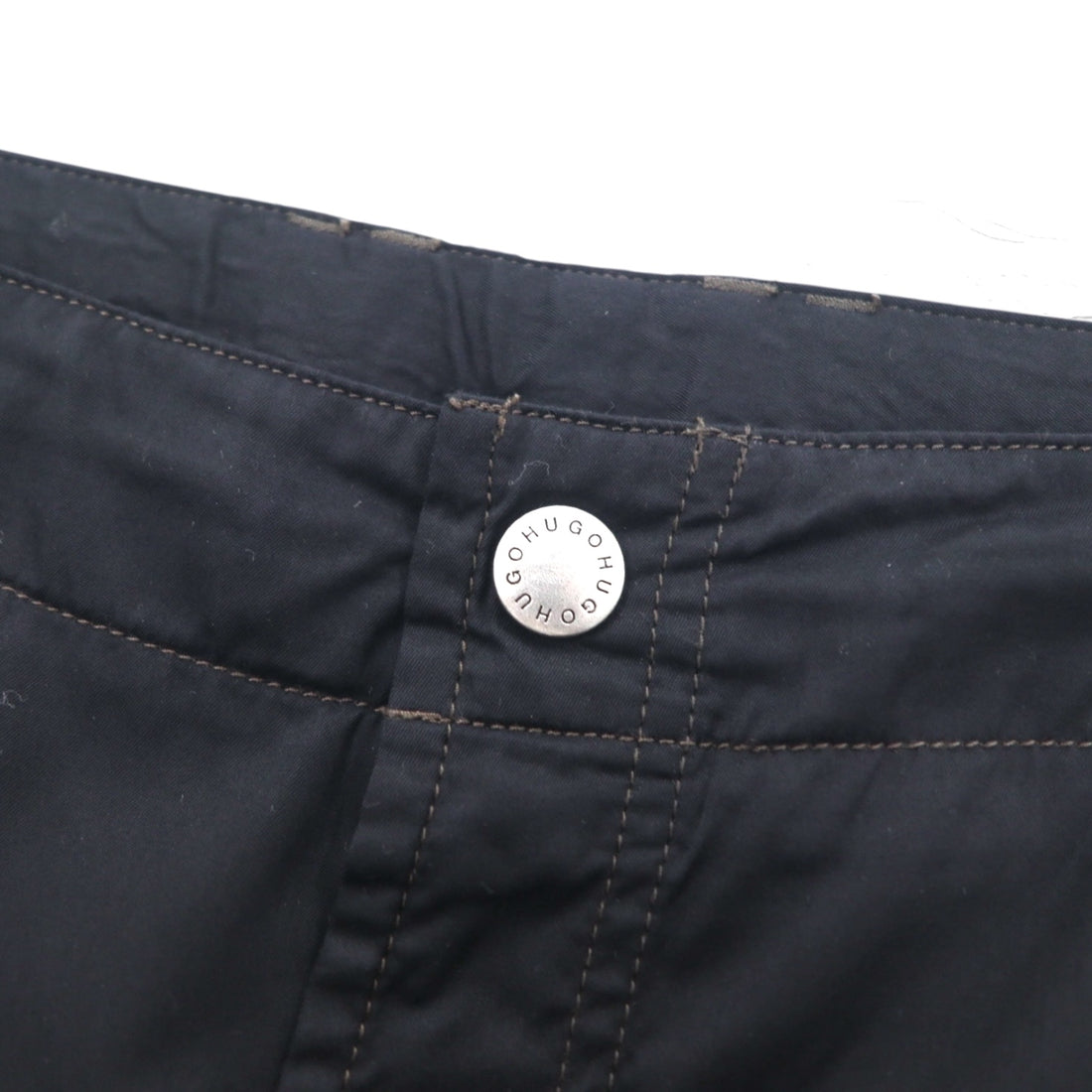 HUGO BOSS Made in Romania Wide Easy Pants 2XL Black Nylon HORST