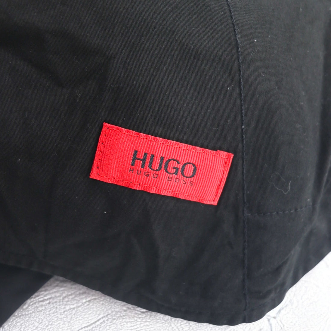 HUGO BOSS Made in Romania Wide Easy Pants 2XL Black Nylon HORST