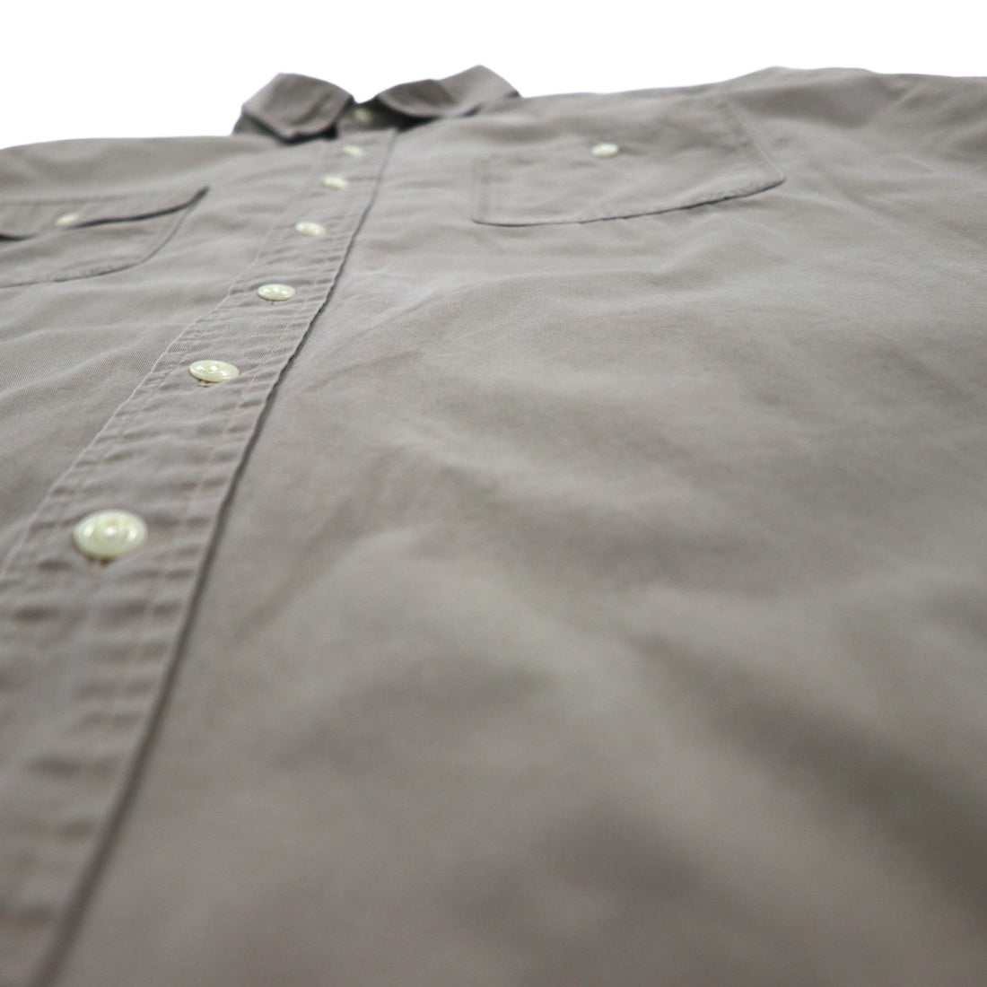 Polo by Ralph Lauren 90s oversized short sleeve shirt, 2XL, beige, cotton, chest pocket
