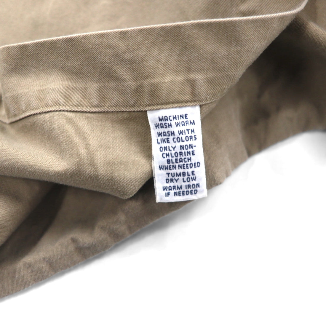 Polo by Ralph Lauren 90s oversized short sleeve shirt, 2XL, beige, cotton, chest pocket