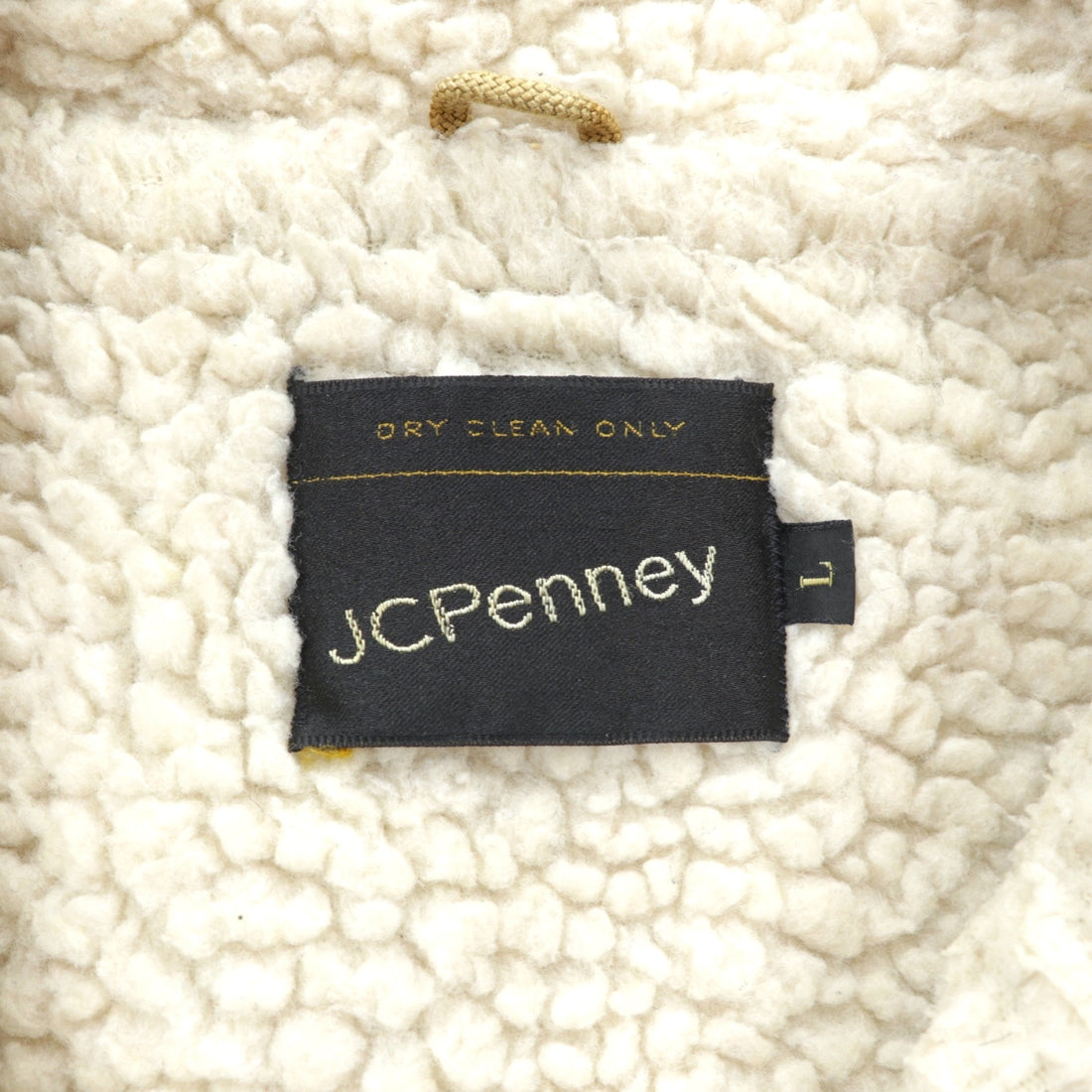 J.C.PENNEY 80年代 ヴィンテージ ランチコート コーデュロイ ジャケット L ベージュ 裏ボア シェルパ