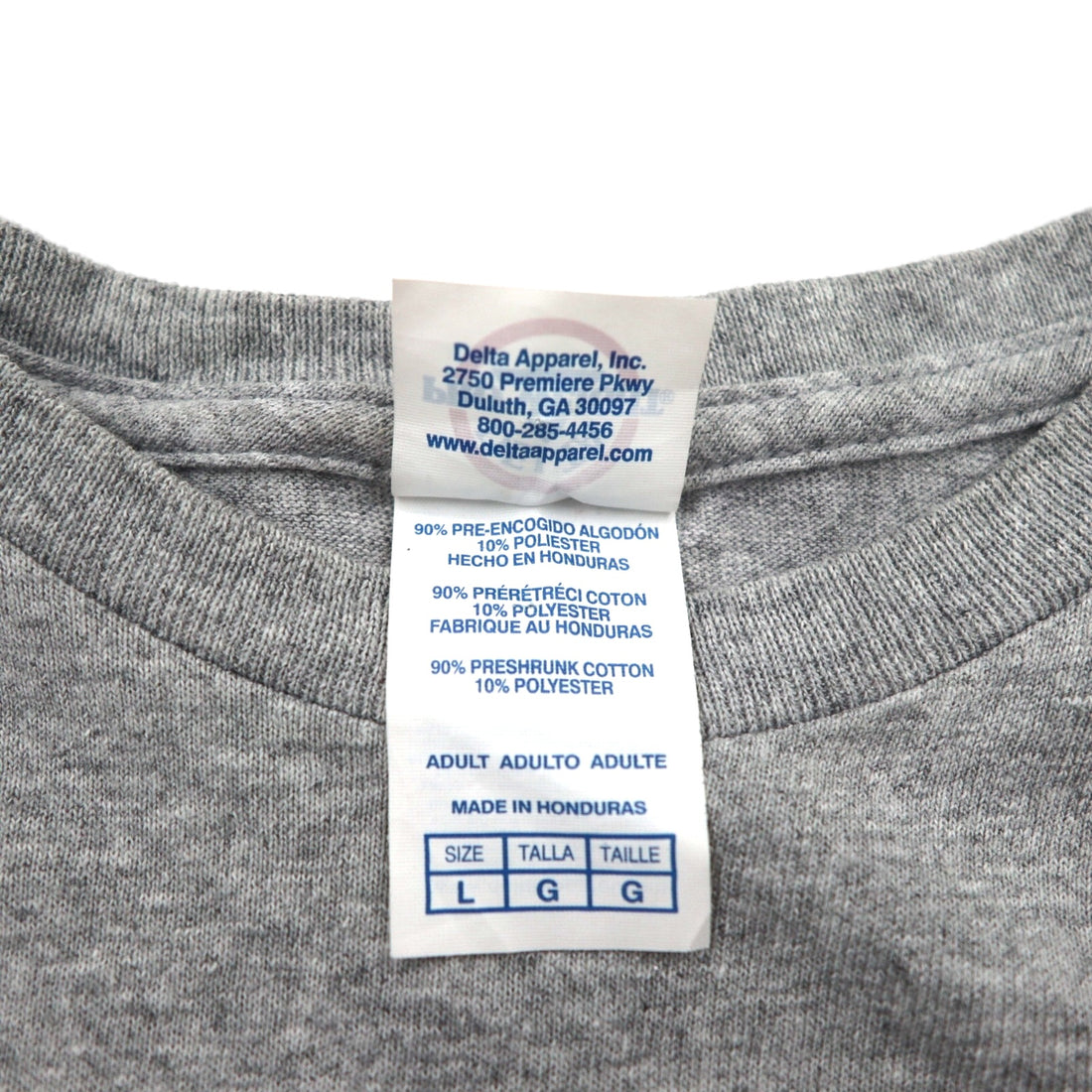LOONEY TUNES T-shirt L Gray Character Print DELTA Body PRO WEIGHT