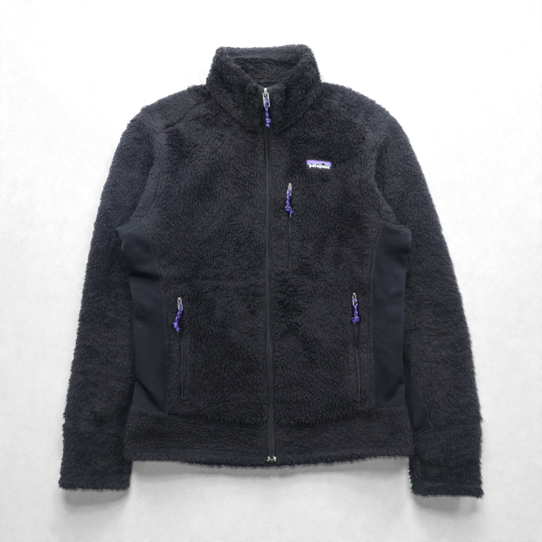 Patagonia Los Gatos High Pile Fleece Jacket, Small, Black, Full Zip, 25920