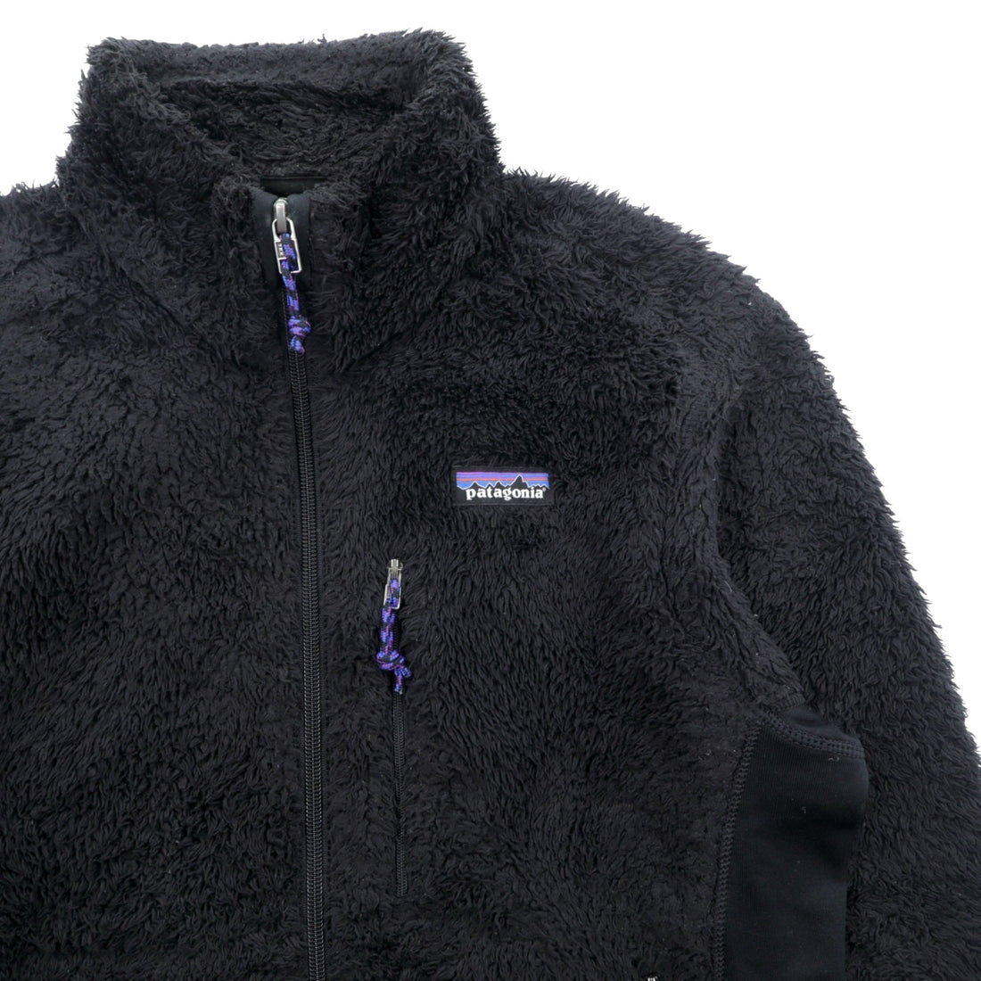 Patagonia Los Gatos High Pile Fleece Jacket, Small, Black, Full Zip, 25920