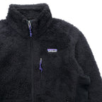 Patagonia Los Gatos High Pile Fleece Jacket, Small, Black, Full Zip, 25920