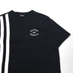 POLO JEANS CO. RALPH LAUREN 90年代 ラインデザイン Tシャツ XL ブラック ワンポイントロゴ ペルー製