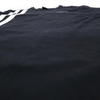 POLO JEANS CO. RALPH LAUREN 90年代 ラインデザイン Tシャツ XL ブラック ワンポイントロゴ ペルー製