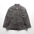 MARC NEW YORK Leather Stitch Car Coat Coverall 2XL Brown