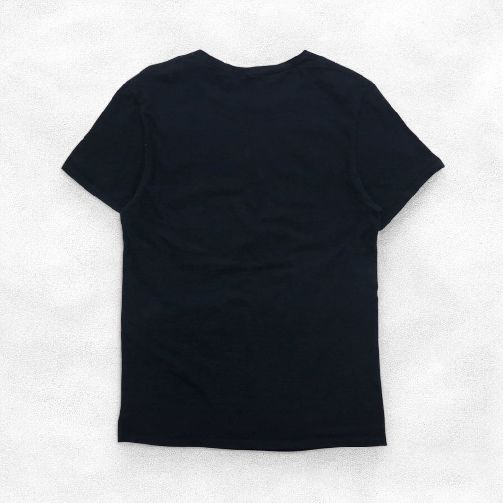THE SIMPSONS Simpsons Character Print T-Shirt M Black Cotton