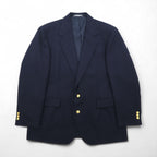 80s USA Vintage Ivy Blazer HAGGER 2B ブレザー テーラードジャケット XL 金ボタン 紺ブレ 80年代 USA製