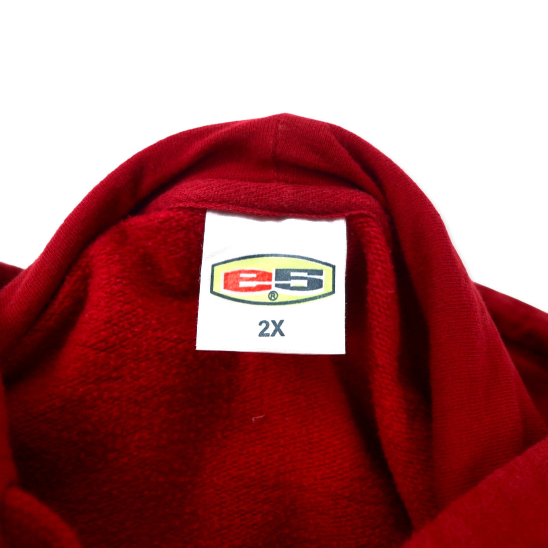 e5 College Embroidered Pullover Hoodie 2X Red Cotton NCAA ARKANSAS Big Size