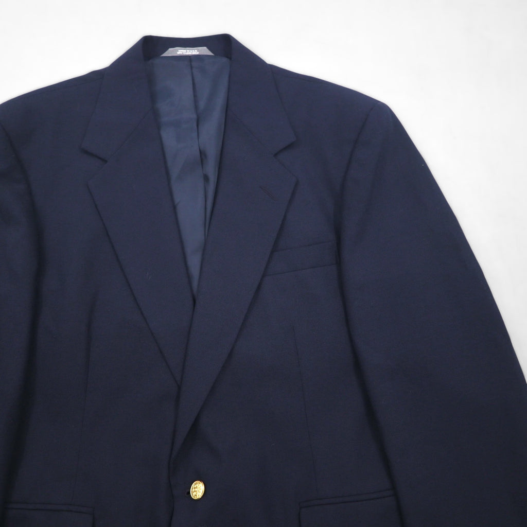 80s USA Vintage Ivy Blazer HAGGER 2B ブレザー テーラードジャケット XL 金ボタン 紺ブレ 80年代 USA製