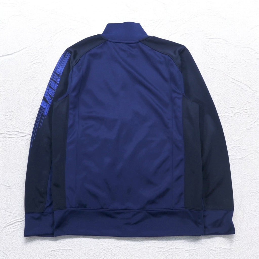NIKE トラックジャケット ジャージ S ネイビー スウォッシュ DRI-FIT 638985-410