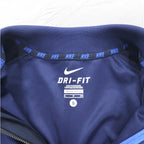 NIKE トラックジャケット ジャージ S ネイビー スウォッシュ DRI-FIT 638985-410