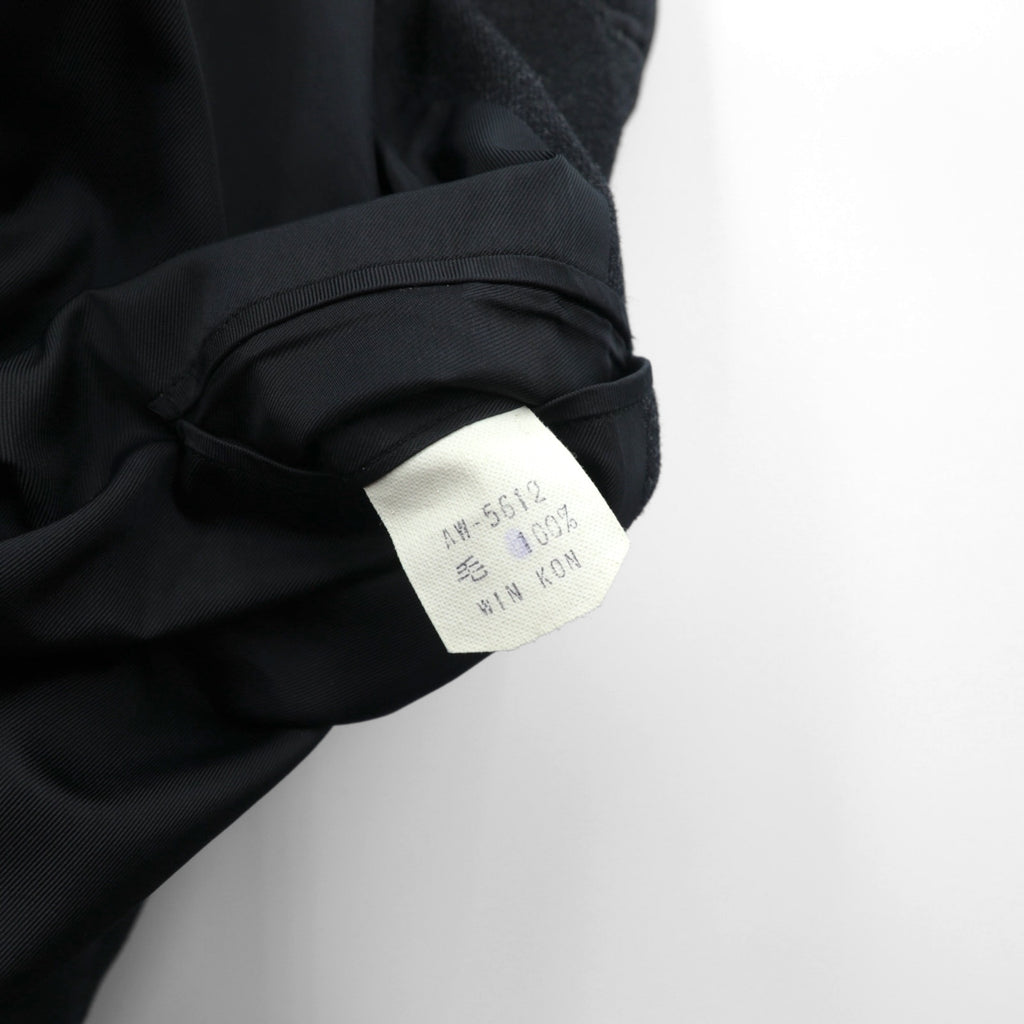 VAN -JAC- 3B Tailored Jacket Blue Leather S Gray Wool