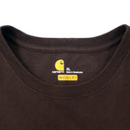 Carhartt Pocket T-Shirt Pocket T XL Brown Cotton ORIGINAL FIT