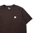 Carhartt Pocket T-Shirt Pocket T XL Brown Cotton ORIGINAL FIT