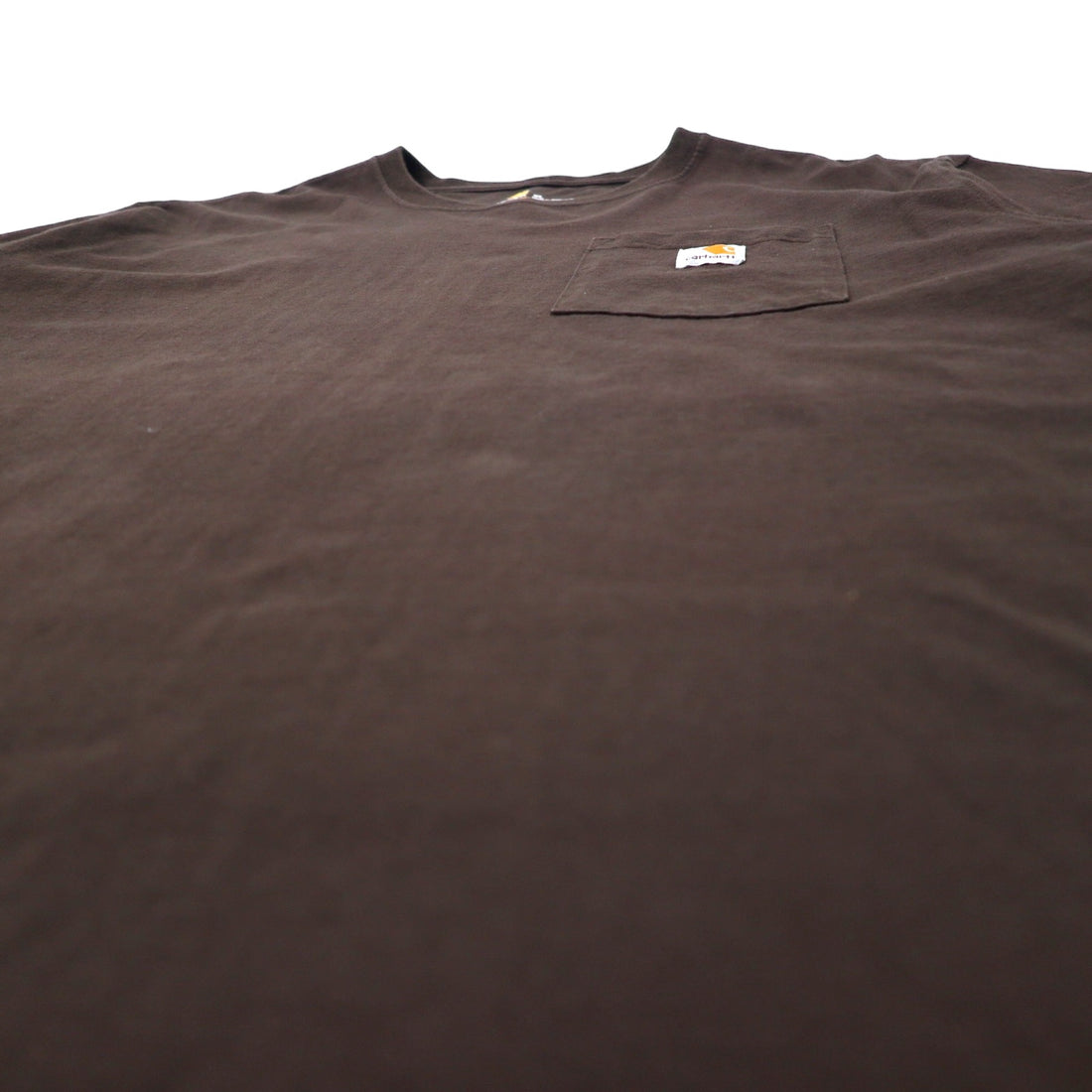 Carhartt Pocket T-Shirt Pocket T XL Brown Cotton ORIGINAL FIT