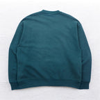 JERZEES 90s USA made sweatshirt L green cotton fleece lining Nabisco US company one point