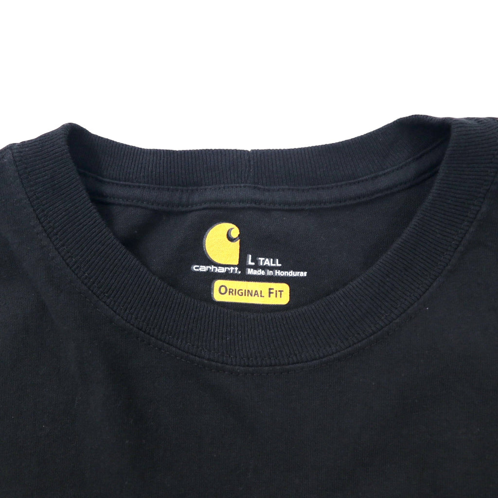 Carhartt Pocket T-Shirt Pocket TL TALL Black Cotton ORIGINAL FIT