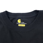 Carhartt Pocket T-Shirt Pocket TL TALL Black Cotton ORIGINAL FIT