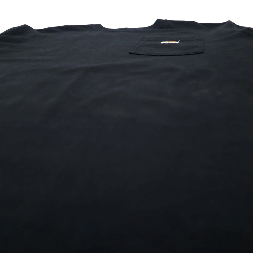 Carhartt Pocket T-Shirt Pocket TL TALL Black Cotton ORIGINAL FIT