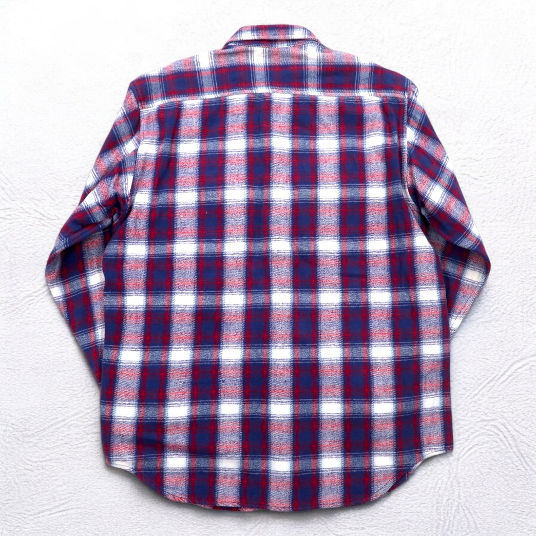 Wrangler TRAIL 90s Flannel Work Shirt, Medium, Blue, Check, Cotton