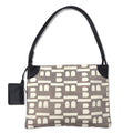 日本然リトテ-古着オンライン-BALLY イタリア製 Bマーク ショルダーバッグ ベージュ キャンバス レザー BRIANA GBCK-BALLY Italy Made B Mark Shoulder Bag Beige Canvas Leather BRIANA GBCK