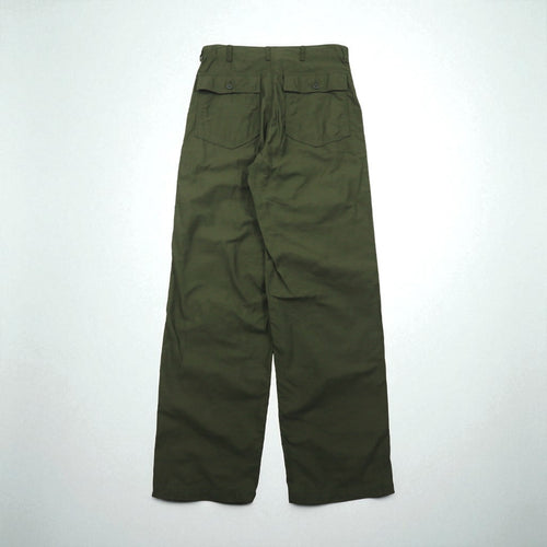60s US ARMY Vintage Fatigue Trousers トラウザーズ ベイカーパンツ L カーキ SATEEN OG-107 TYPE1 CLASS1 平ボタン 8405-782-3173 ミリタリー 60年代 USA製
