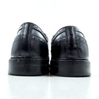 Churchill Wingtip Full Brogue Dress Shoes, Size 27.5cm, Black Grain Leather, 70084