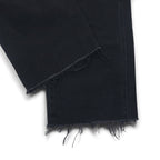 Lee ラップパンツ ワイド デニムパンツ XS ブラック カットオフ LL6072-383 未使用品