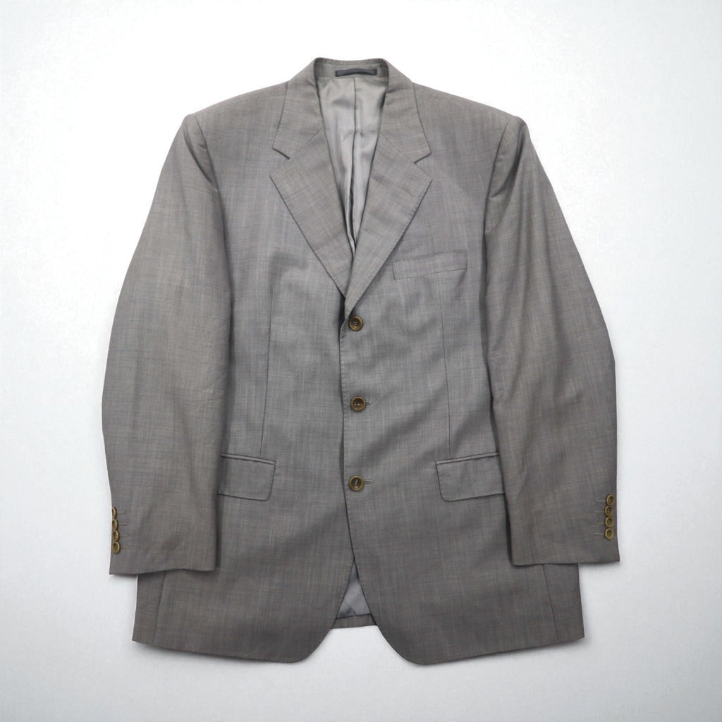 YVES SAINT LAURENT 90年代 テーラードジャケット 3B ブレザー XL ウール pour homme 子羊毛 モヘア混 Mario Zegna