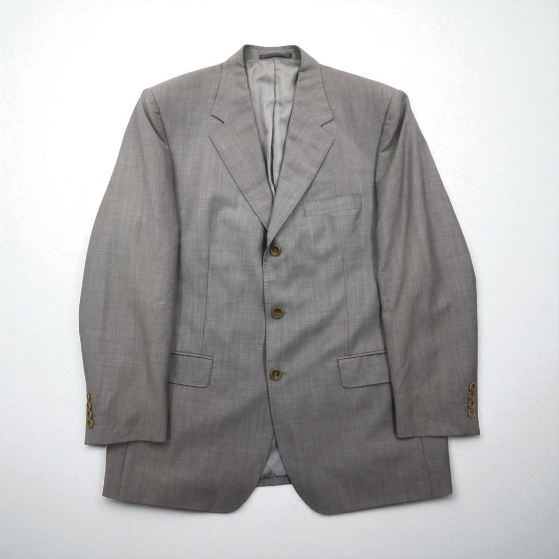 YVES SAINT LAURENT 90s tailored jacket, size 3B, XL, wool pour homme, lambskin, mohair blend, Mario Zegna