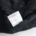 Kyoka Suigetsu Satin Sukajan M Black Quilted Liner Dragon Cherry Blossom Embroidery
