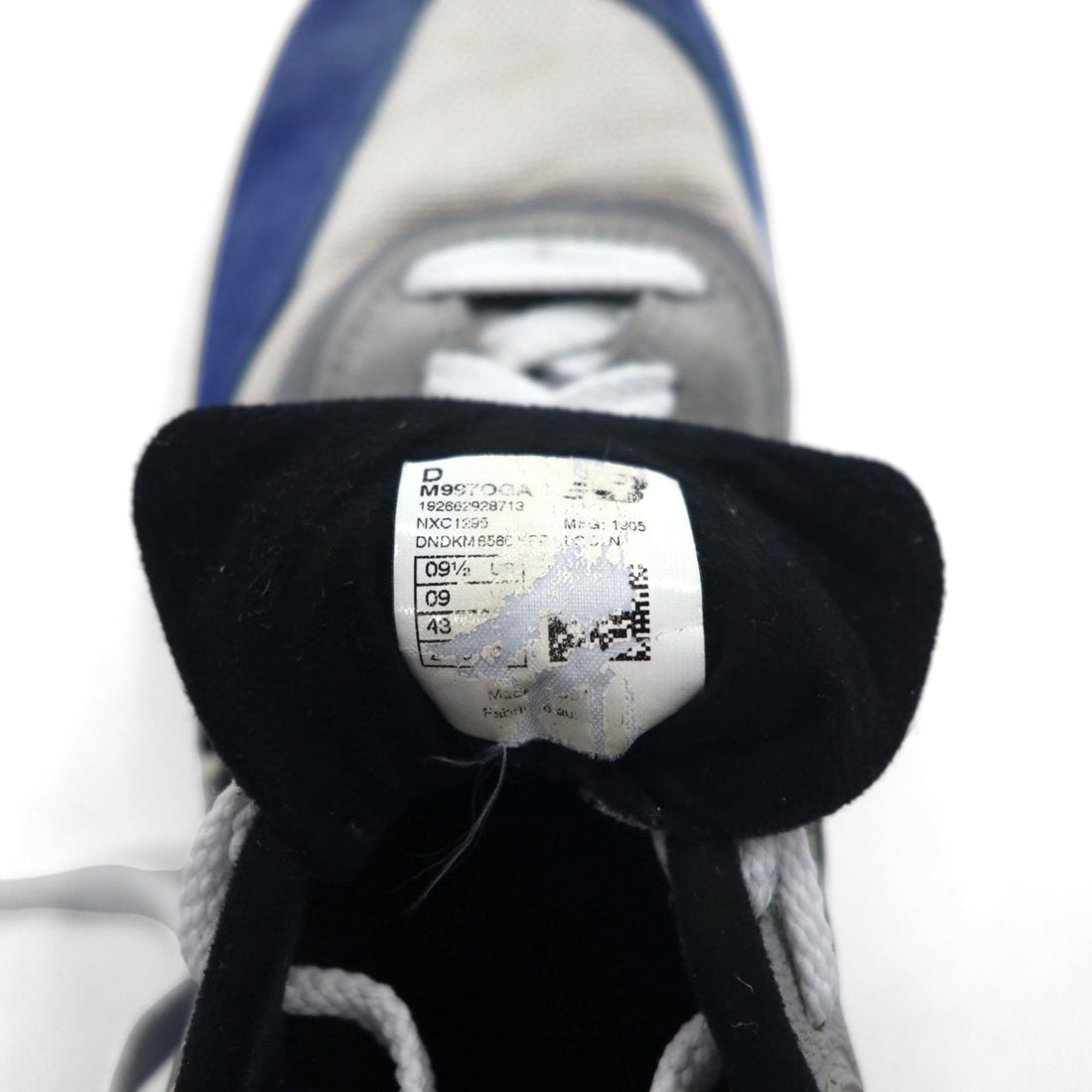 new balance USA製 M997 OGA スエード スニーカー 27.5cm ブルー グレー レザー メッシュ