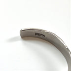 Nora Tahe ナバホ族 シルバーバングル インディアンジュエリー STERLING スタンプワーク