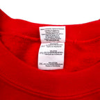 Vintage Collage Sweatshirt, GILDAN College Print, Red, XL, NEBRASKA