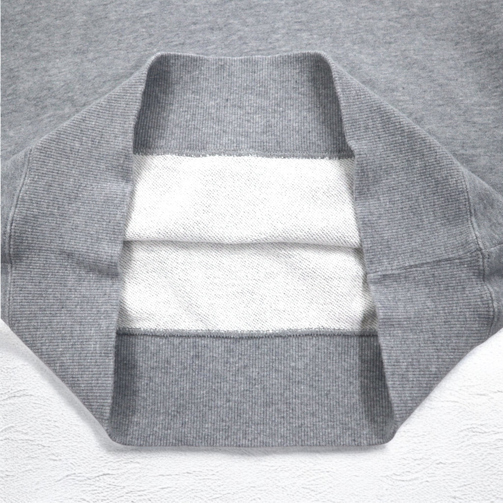 Champion Crew Neck Sweatshirt M Grey Cotton Logo Print C3-H004