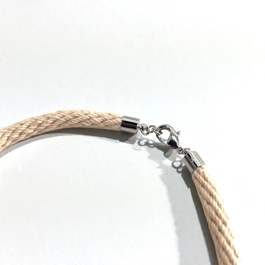 MM6 Maison Margiela ロープネックレス チョーカー 3連 ドーナツビーズ パステル マルチカラー S41UU0003 イタリア製